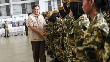 Pesan Menhan ke Anggota Komcad: Ada Musuh Dalam Selimut yang Tak Suka Birokrasi RI Kuat