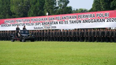 Penutupan pendidikan dan pelantikan perwira Polri SIP