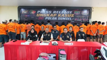 Polda Sumatera Selatan mengungkap ratusan kasus kejahatan jalanan sepanjang Mei 2026