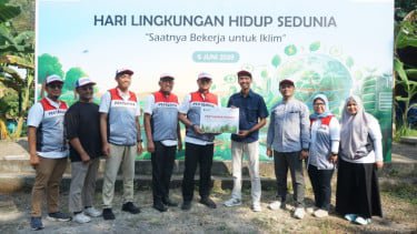 Pertamina Tanam Pohon di Desa Guwosari, Bantul Yogyakarta