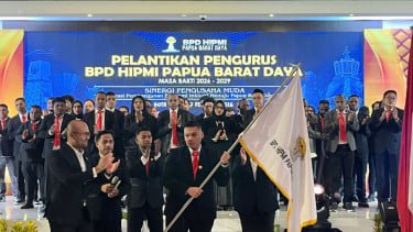 Pelantikan pengurus BPD Hipmi Papua Barat Daya