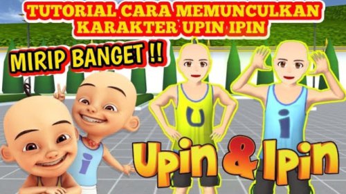 Cara Bikin Upin dan Ipin di Sakura School Simulator, Mirip Asli dan Lucu Banget!