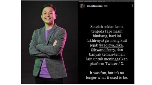 Berkaca dari Kasus Ernest Prakasa yang Tutup Akun, Perubahan Karakter Platform X Sejak Diambil Alih Elon Musk jadi Sorot