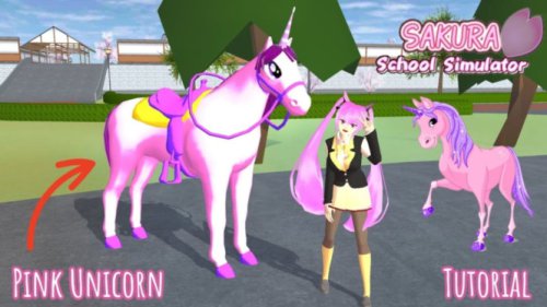 3 Cara Mendapatkan Boneka Unicorn di Sakura School Simulator, Dunia Fantasi Jadi Nyata!