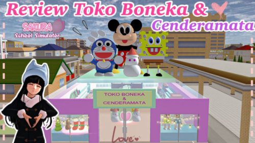 Cara Berkunjung ke Toko Boneka dan Souvenir Lucu di Sakura School Simulator
