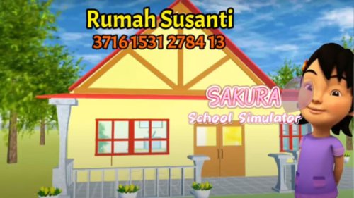 Cara Mengunjungi Rumah Susanti Teman Upin-Ipin di Sakura School Simulator