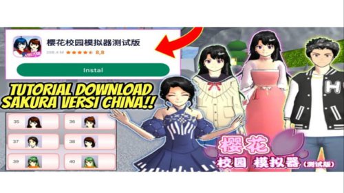 Rahasia Fitur Sakura School Simulator Versi China 2025 Terbongkar, Tidak Ada di Play Store dan Bisa Bikin Ketagihan