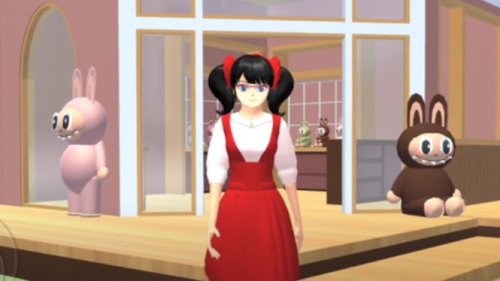 Lokasi Tersembunyi Toko Boneka Labubu di Sakura School Simulator, Jadi Spot Favorit untuk Foto