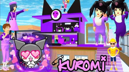 Cara Bikin Rumah Boneka Kuromi Estetik di Sakura School Simulator