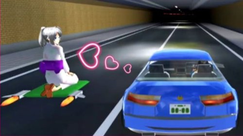 Cara Menyelesaikan Misi 'Run With a Jet Girl' di Sakura School Simulator, Dijamin Dapat Trofi!