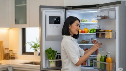 Top 5+ Kulkas Inverter Dua Pintu Paling Irit Listrik 2025, Makanan Tetap Segar Berhari-hari