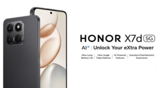 Honor X7d 5G Hadir dengan Snapdragon 6s Gen 3 dan Baterai 6500mAh dengan Harga Murah, Ini Spesifikasi Lengkapnya
