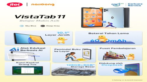 Itel VistaTab 11 Nailoong: Tablet Stylish, Belajar Makin Asik