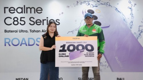 Realme Merangkul Driver Ojek Online