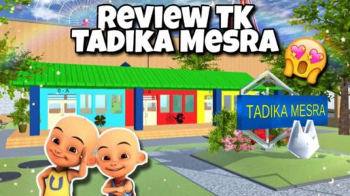 Cobain Bermain ke TK Tadika Mesra Upin &amp; Ipin di Sakura School Simulator