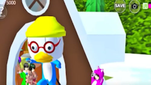 Panduan Terbaru Cara Membangun Rumah Pororo yang Lucu di Sakura School Simulator