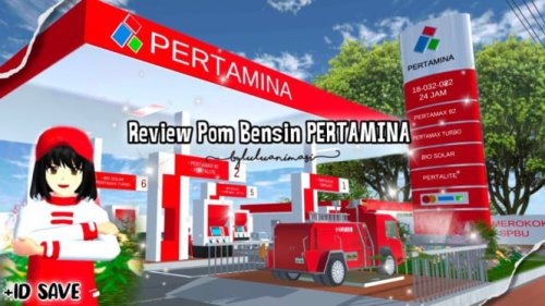 Kumpulan ID Pom Bensin Pertamina di Sakura School Simulator: Lengkap untuk Isi Bahan Bakar Kendaraan