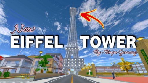 Panduan Lengkap Cara Berkunjung ke Menara Eiffel di Sakura School Simulator!