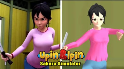 Cara Berkunjung ke Rumah Upin Ipin dan Bertemu Kak Ros yang Garang di Sakura School Simulator!