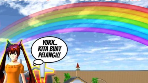 PANDUAN Munculkan Pelangi yang Indah di Sakura School Simulator dengan Mudah!