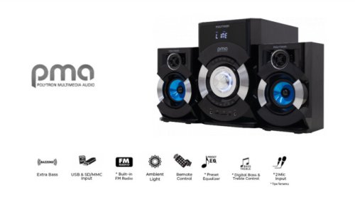 Speaker Bluetooth Polytron PMA 9527/B: Pilihan Multifungsi dengan Suara Menggelegar dan Bass Power Full!