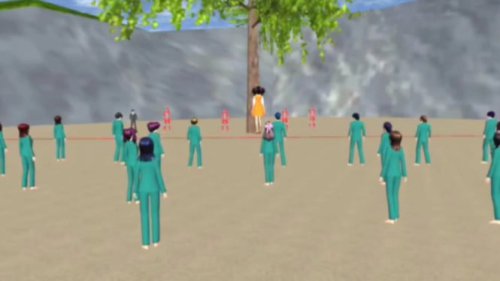 Bikin Arena Squid Game Sendiri di Sakura School Simulator? Coba 9 ID Rahasia Ini, Dijamin Seru dan Menegangkan!