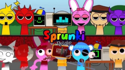 Sprunki Retake Resmi Rilis! Karakter Baru &amp; Fitur Sinematik Bikin Gameplay Makin Seru!