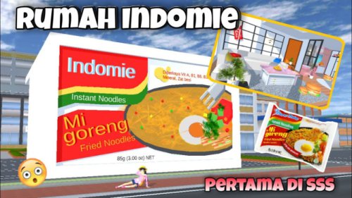 Cara Seru Membuat Rumah Indomie di Sakura School Simulator, Unik dan Bikin Ngiler!