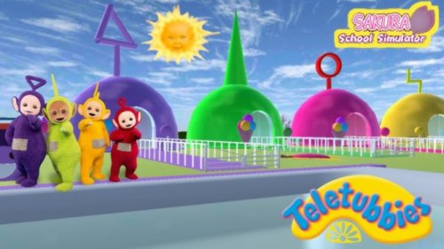 Cara Mudah Berkunjung ke Rumah Teletubbies di Sakura School Simulator
