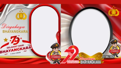 Top 40+ Link Twibbon HUT Bhayangkara ke-79 Terbaru 2025, Cocok untuk Meriahkan Media Sosial!