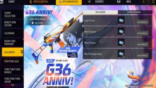 Rahasia! 37 Kode Redeem FF Terbaru Juli 2025, Dapatkan Skin G36 &amp; Diamond Gratis!