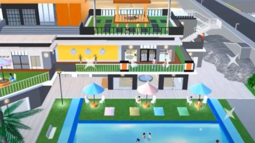 Top 8+ Lokasi Rahasia Villa Mewah di Sakura School Simulator