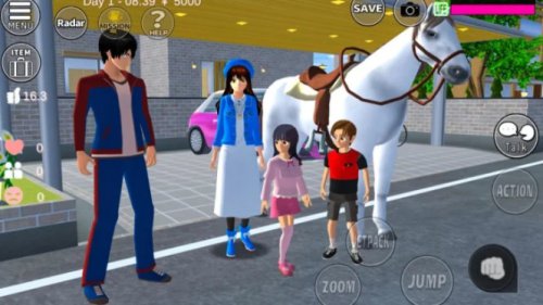 4 Tempat Naik Kuda Terbaik di Sakura School Simulator, Lengkap dengan ID Props dan Tips!