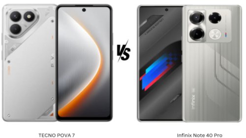 TECNO POVA 7 vs Infinix Note 40 Pro: Duel Ponsel Kelas Menengah, Siapa Lebih Unggul?