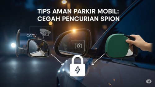 Waspada! Begini Cara Jitu Cegah Spion Mobil Dicuri Saat Parkir
