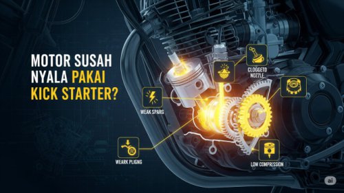 Pastikan Posisi Gigi dan Standar Benar, Periksa Kondisi Bahan Bakar, Cek Karburator atau Sistem Injeksi, Periksa Kondisi Busi, Perhatikan Tekanan Kompresi Mesin, Gunakan Teknik Kick Starter yang Tepat, Periksa Kondisi Oli Mesin, Waspadai Masalah pada Sistem Pengapian, Panduan Pengecekan Kick Starter Secara Bertahap, Kick Starter Macet? Begini Cara Mengatasinya Tanpa Ribet