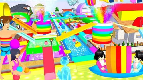 Tutorial Berenang &amp; Memakai Baju Renang di Sakura School Simulator untuk Pemula