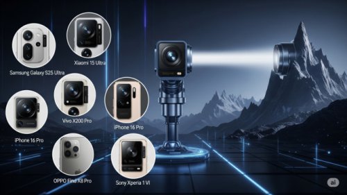 Top 6+ HP Flagship 2025 dengan Kamera Periskop Kelas DSLR, Zoom Tajam