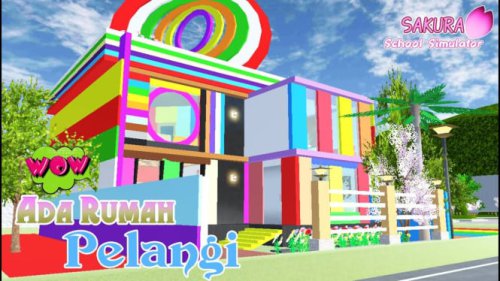 Cara Mudah Dapat Rumah Pelangi di Sakura School Simulator, Wajib Coba!