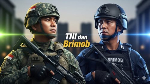 Beda TNI dan Brimob: Sama-Sama Bersenjata, Tapi Tugasnya Berbeda