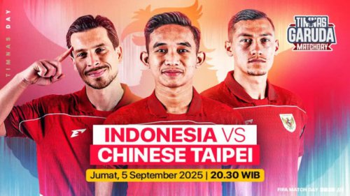 Link Live Streaming Timnas Indonesia vs China Taipei Malam Ini: Kick Off 20.30 WIB Jelang Kualifikasi Piala Dunia 2026