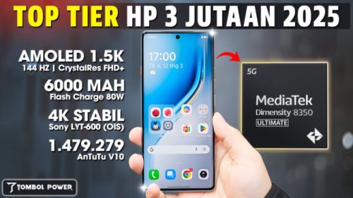 Dompet Aman, Spek Gahar: 5 Jagoan HP 3 Jutaan di 2025