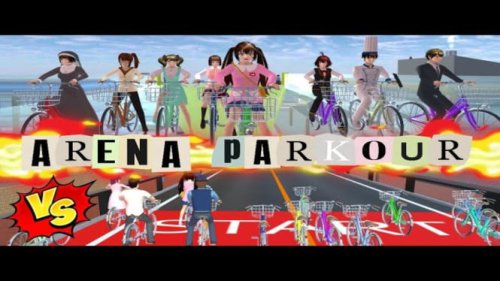 Rahasia Bikin Arena Balap Sepeda Super Keren di Sakura School Simulator, Auto Viral!