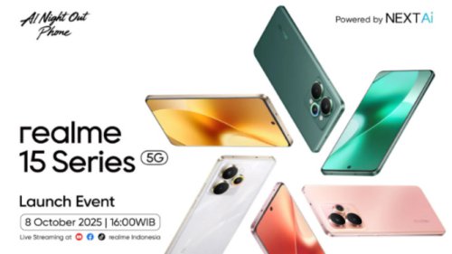 Realme 15 Series 5G Tipis dengan AI Kamera &amp; Baterai 7000mAh, Rilis 8 Oktober