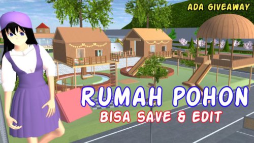 Tips Dekorasi Rumah Pohon Mewah di Sakura School Simulator, Cocok Buat Pajang Foto Keren