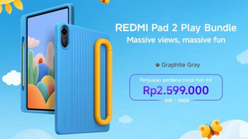 Xiaomi REDMI Pad 2 Play Bundle, Tablet Anak Rp2,599 Juta dengan Stylus dan Cover Food Grade
