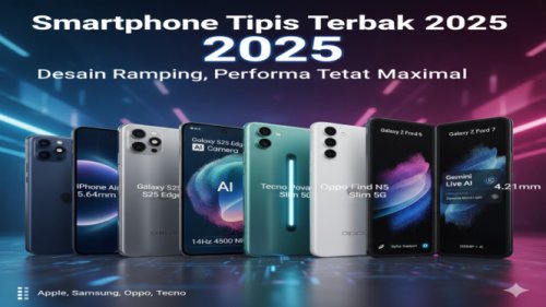 Deretan Smartphone Super Tipis 2025: Desain Ramping, Fitur Mewah, Kamera Gila-Gilaan!