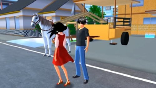 Panduan Lengkap Cara Mendapatkan Delman dan Mengendarainya di Sakura School Simulator