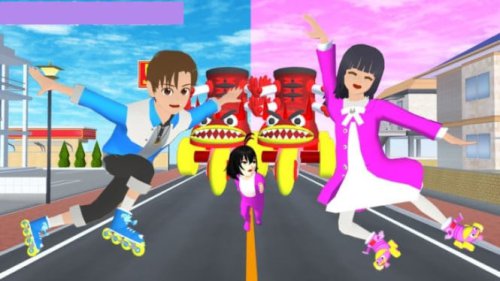 Begini Cara Bikin Arena Sepatu Roda di Sakura School Simulator yang Bikin Teman Kagum