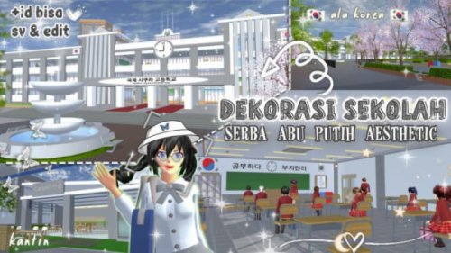 Kumpulan ID Sekolah Korea Aesthetic di Sakura School Simulator, Bikin Main Jadi Kayak Drama Korea!